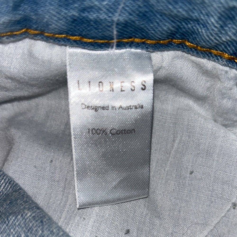 NWOT Princess Polly/Lioness Alabama Tie Dye Denim Jeans - Picture 3 of 5
